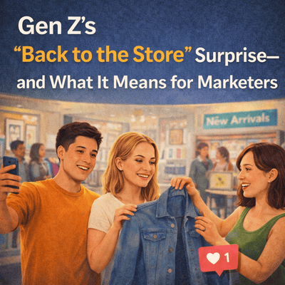 Gen Z’s “Back to the Store” Surprise—and What It Means for Marketers